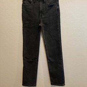 Madewell Women's Straight Leg Jeans - Black